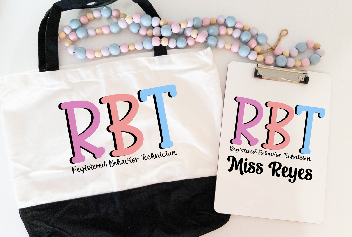 Therapist Tote Bag and Clipboard|