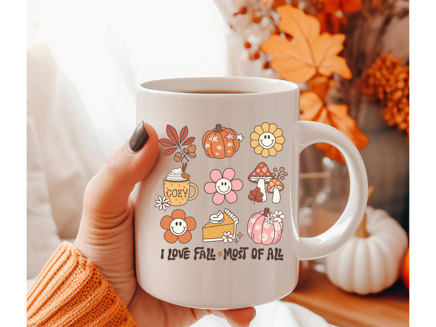 Retro Fall Coffee Mug/Tumbler