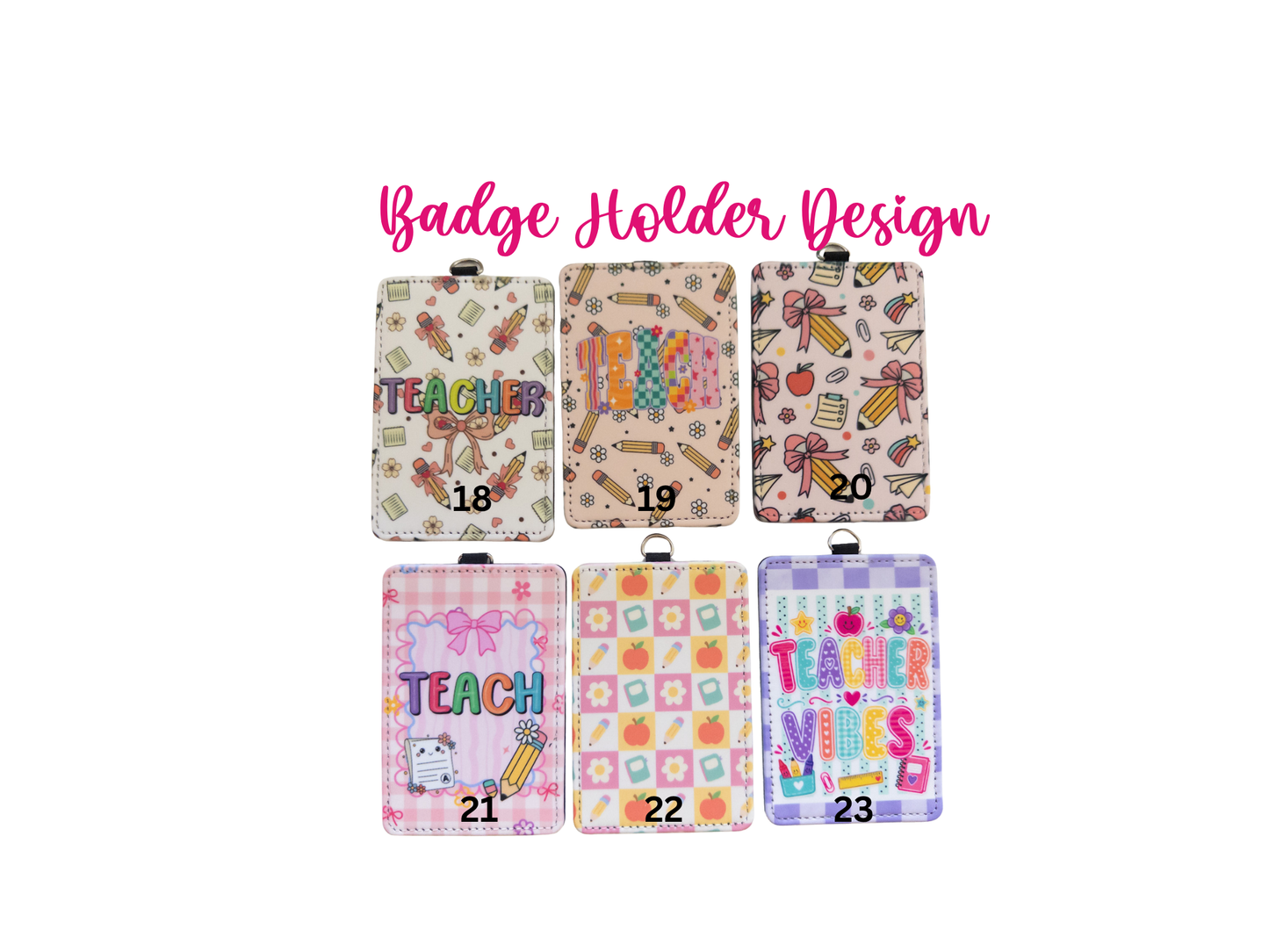 Badge Holder| Id Holder, Teacher ID Accessory