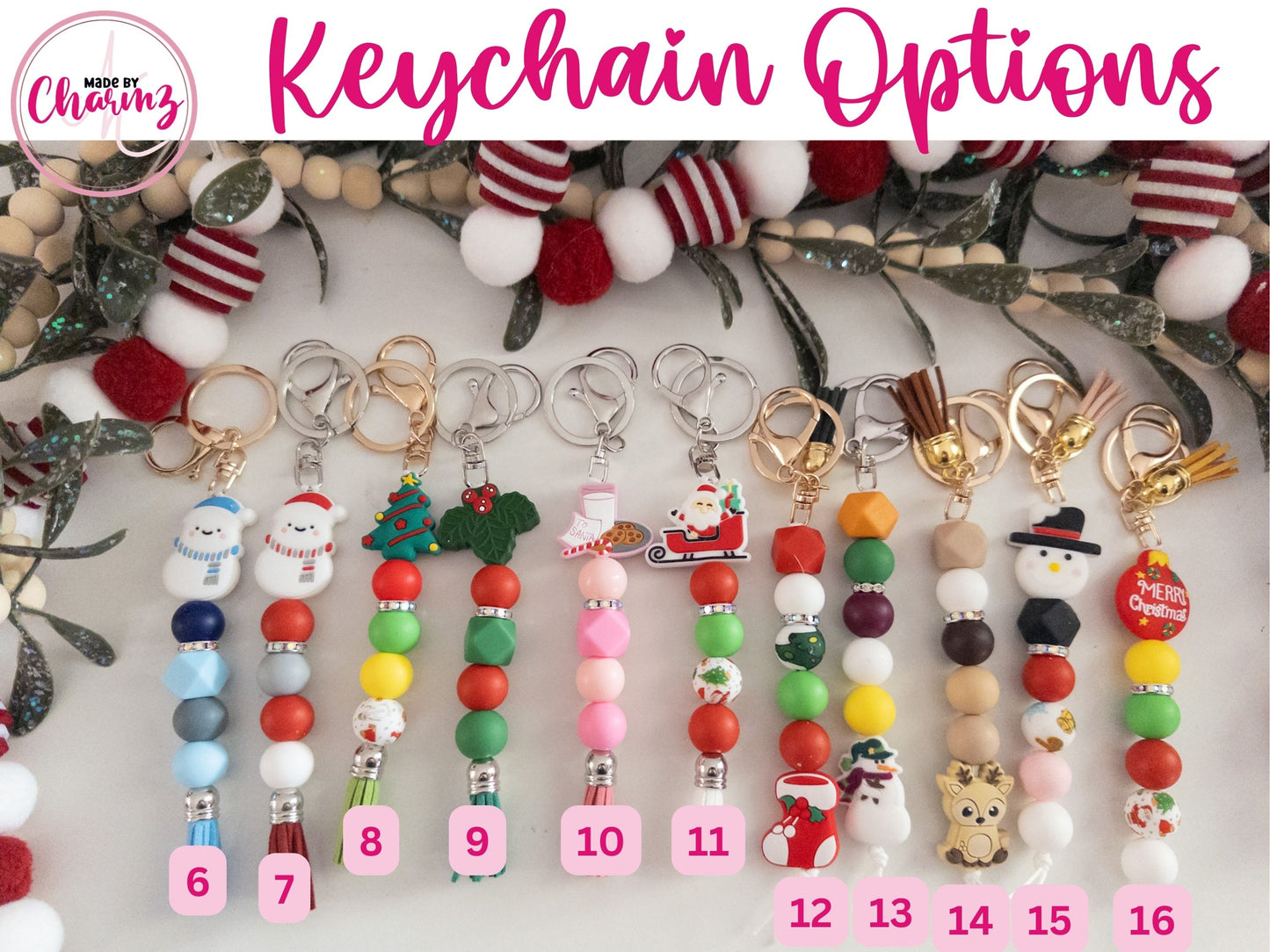 Christmas Wristlet | Keychain