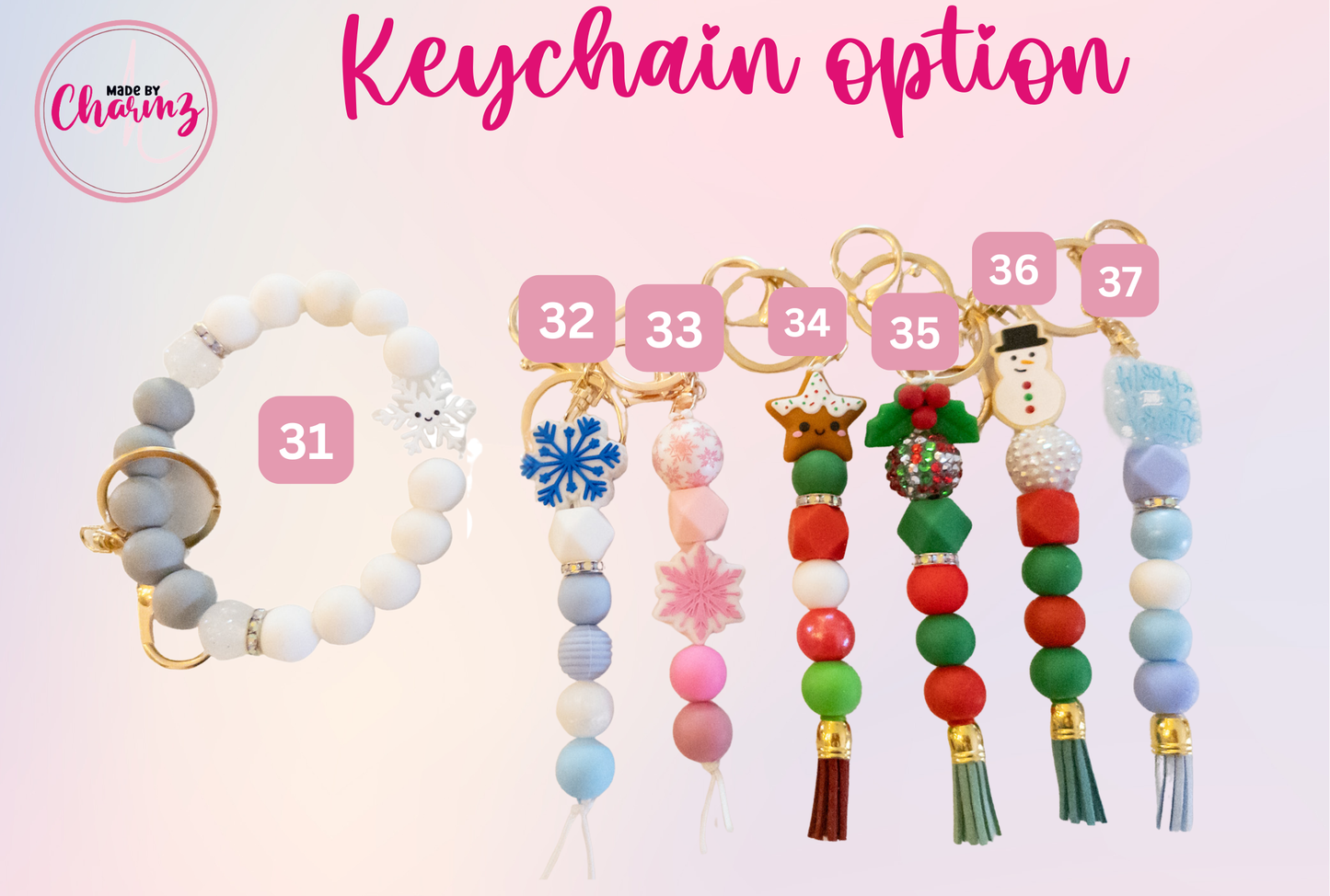 Christmas Wristlet | Keychain