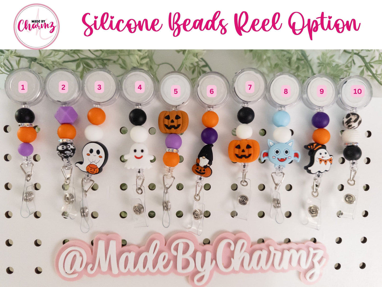 Spooky Vibes Badge Reel| Halloween Badge Reel