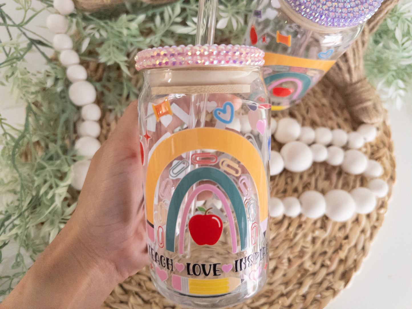 Teacher's Glass Can| Teacher's Iced Coffee Cup