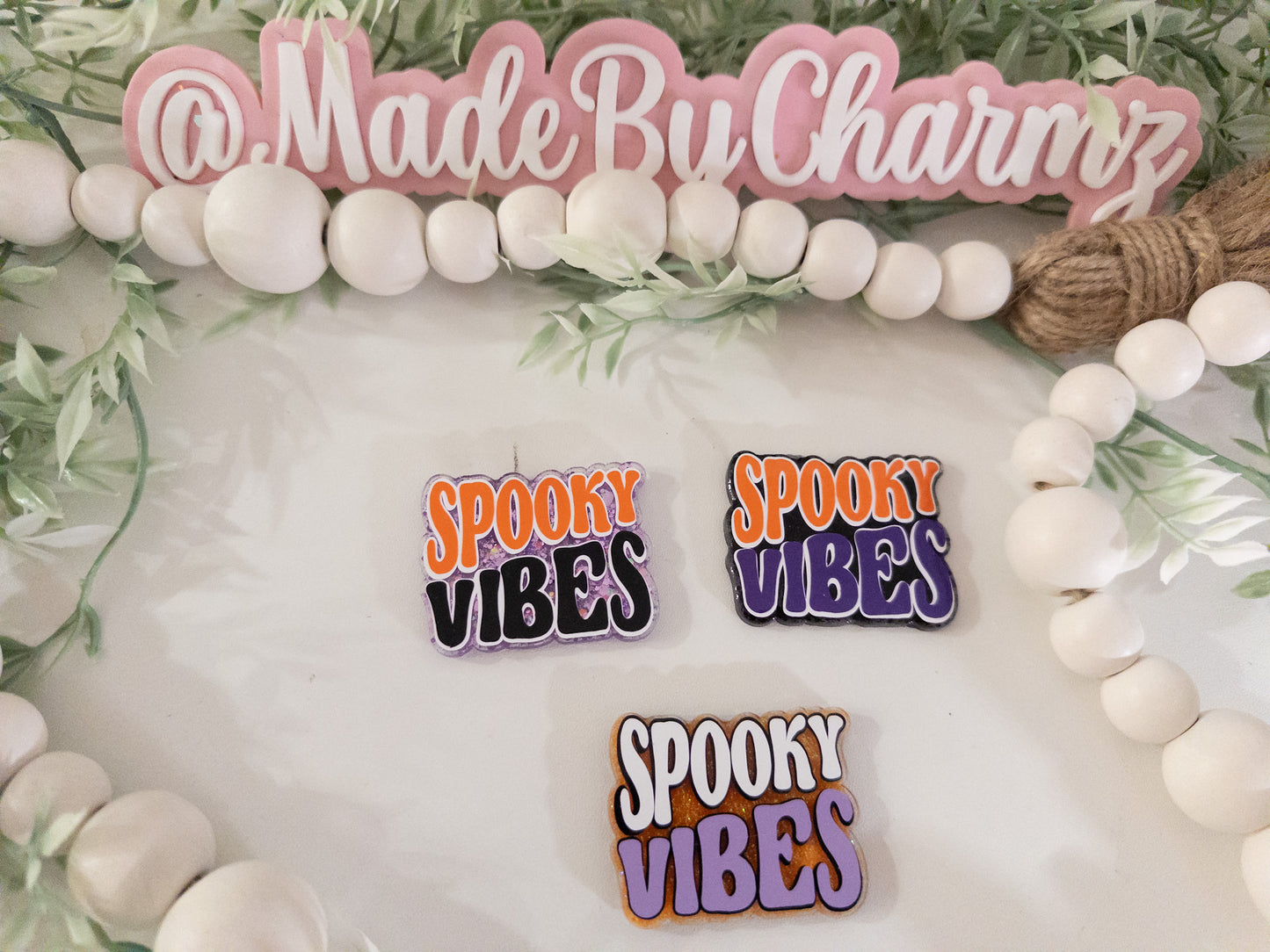 Spooky Vibes Badge Reel| Halloween Badge Reel