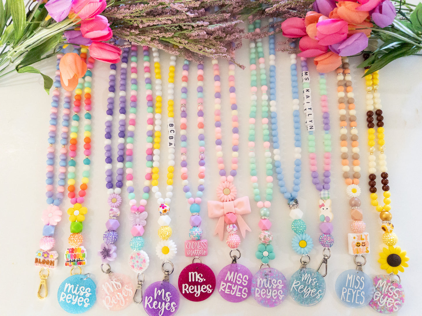 Spring Beaded Lanyard