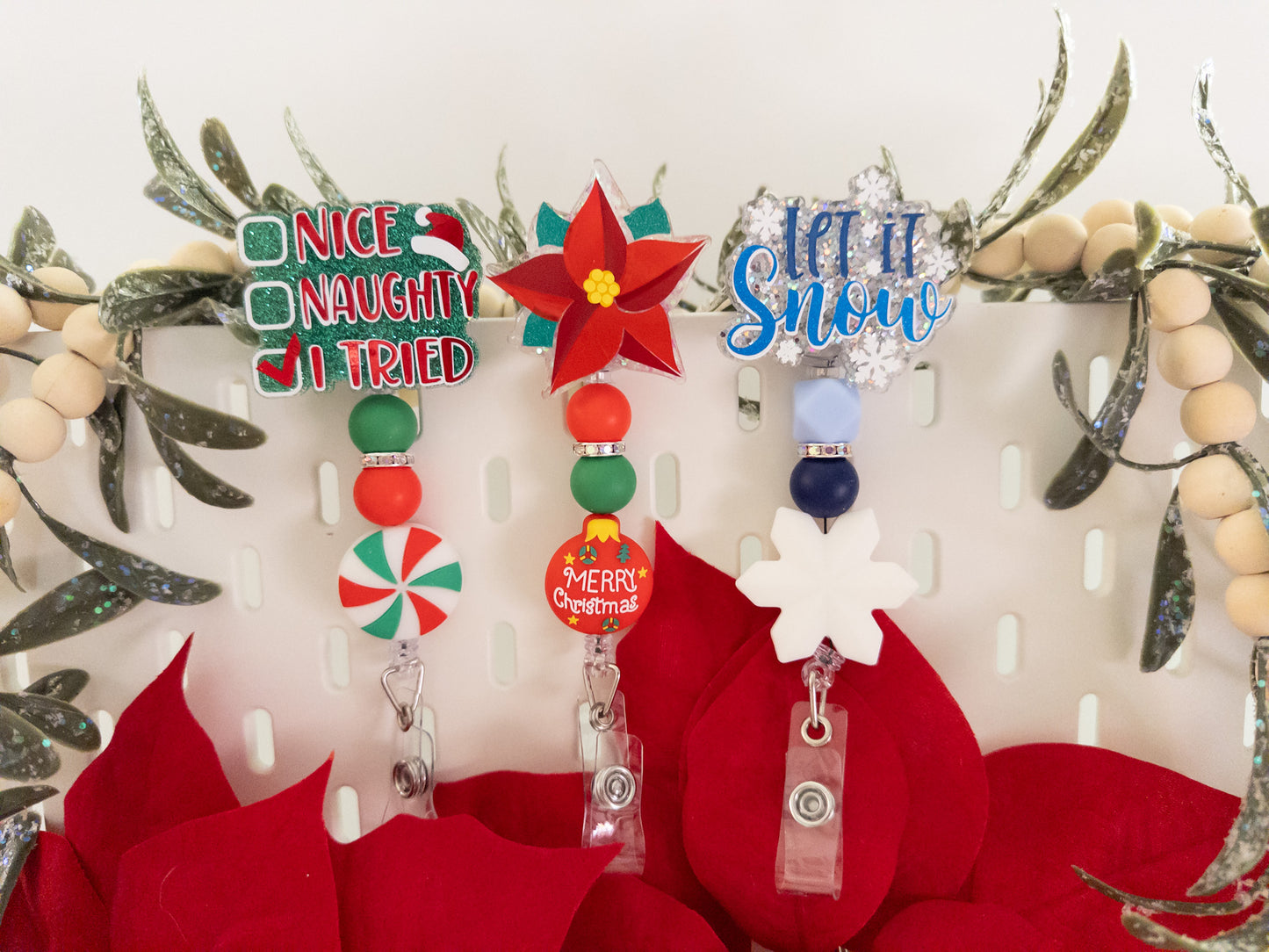 Christmas Badge Reel| Holiday Badge Reel