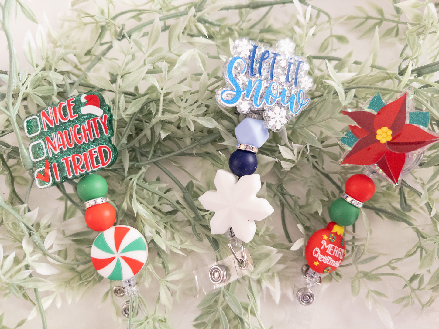 Christmas Badge Reel| Holiday Badge Reel