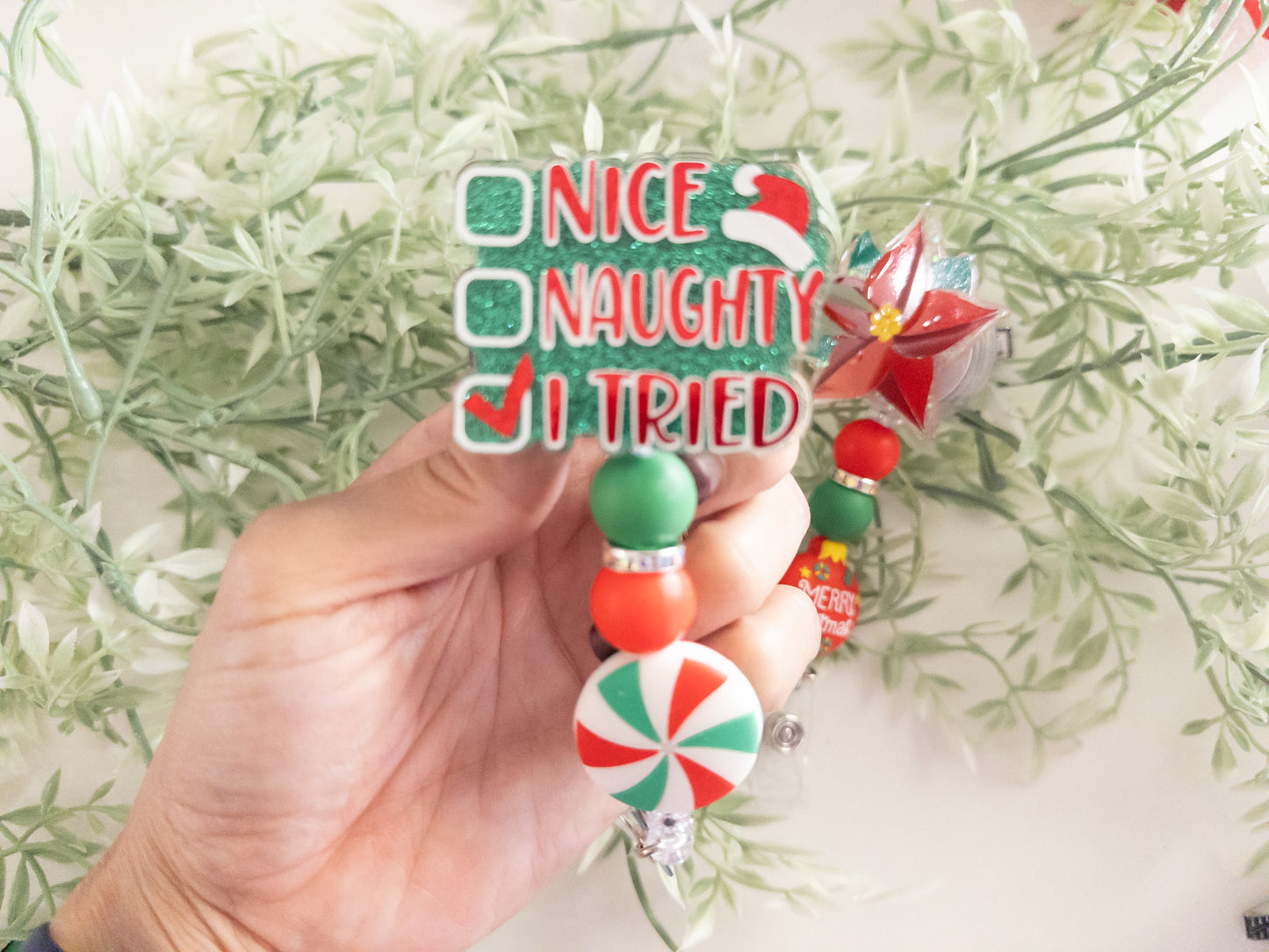 Christmas Badge Reel| Holiday Badge Reel