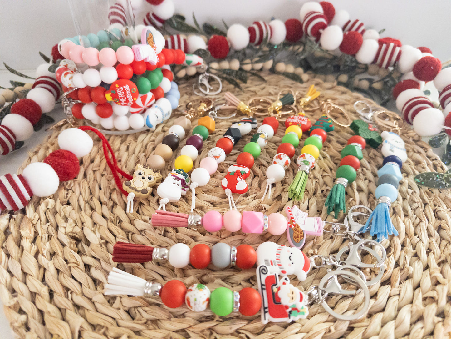 Christmas Wristlet | Keychain