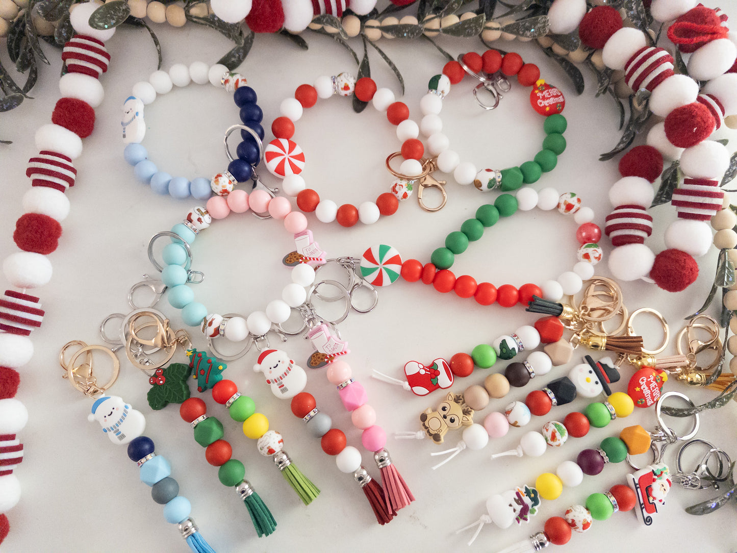 Christmas Wristlet | Keychain