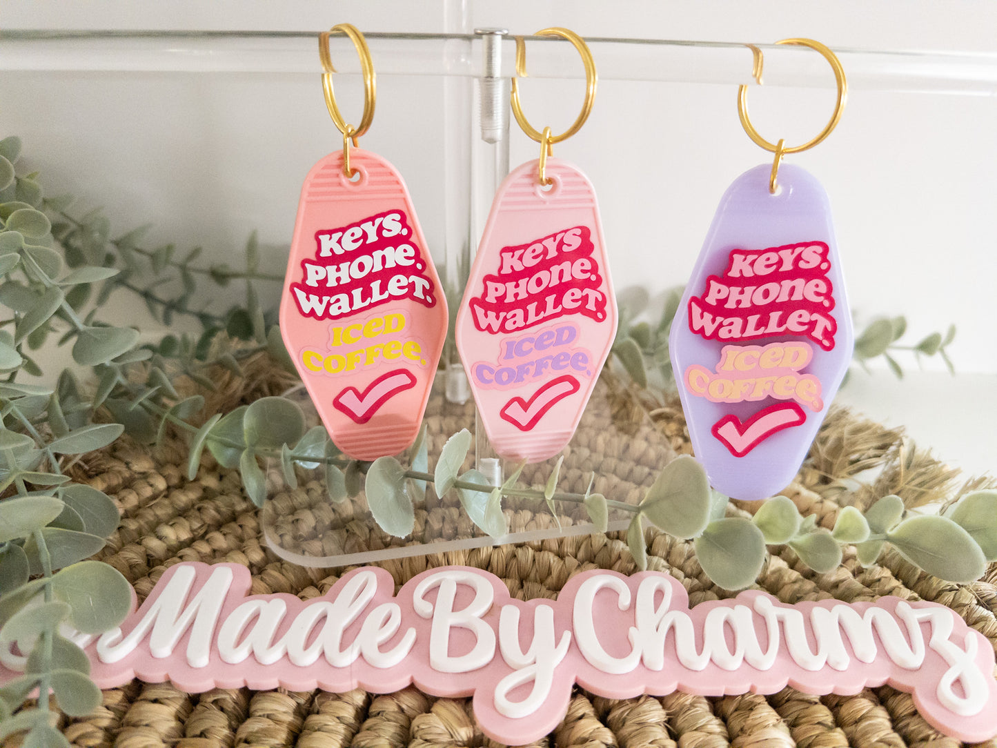 Retro Motel Keychain