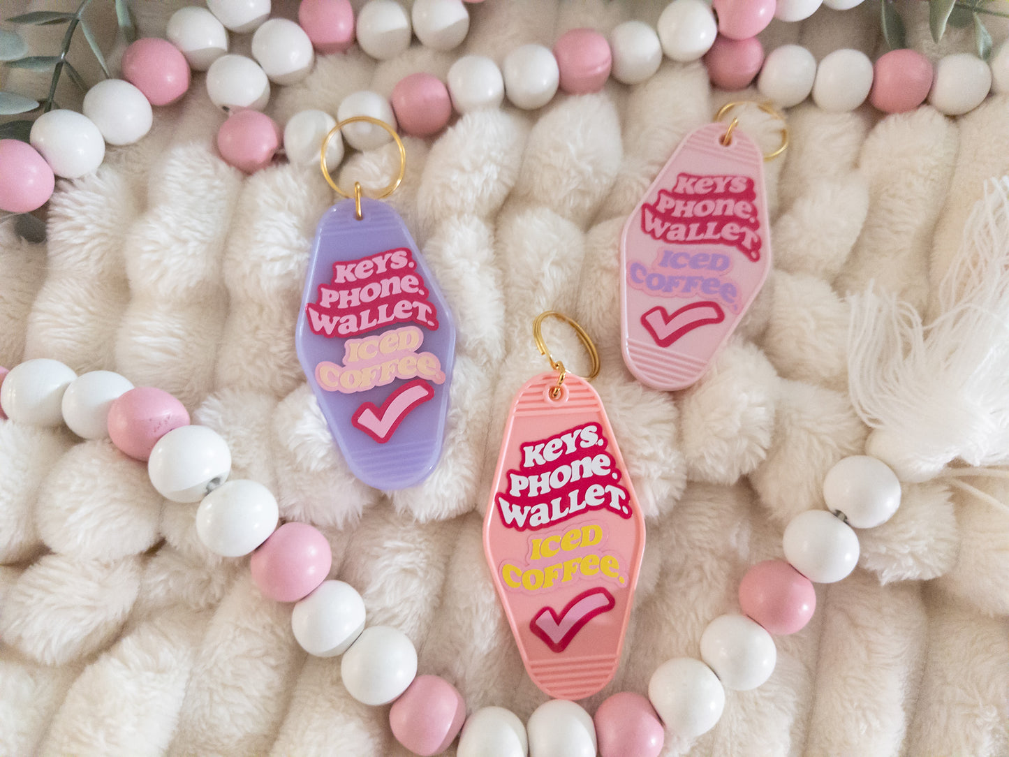 Retro Motel Keychain