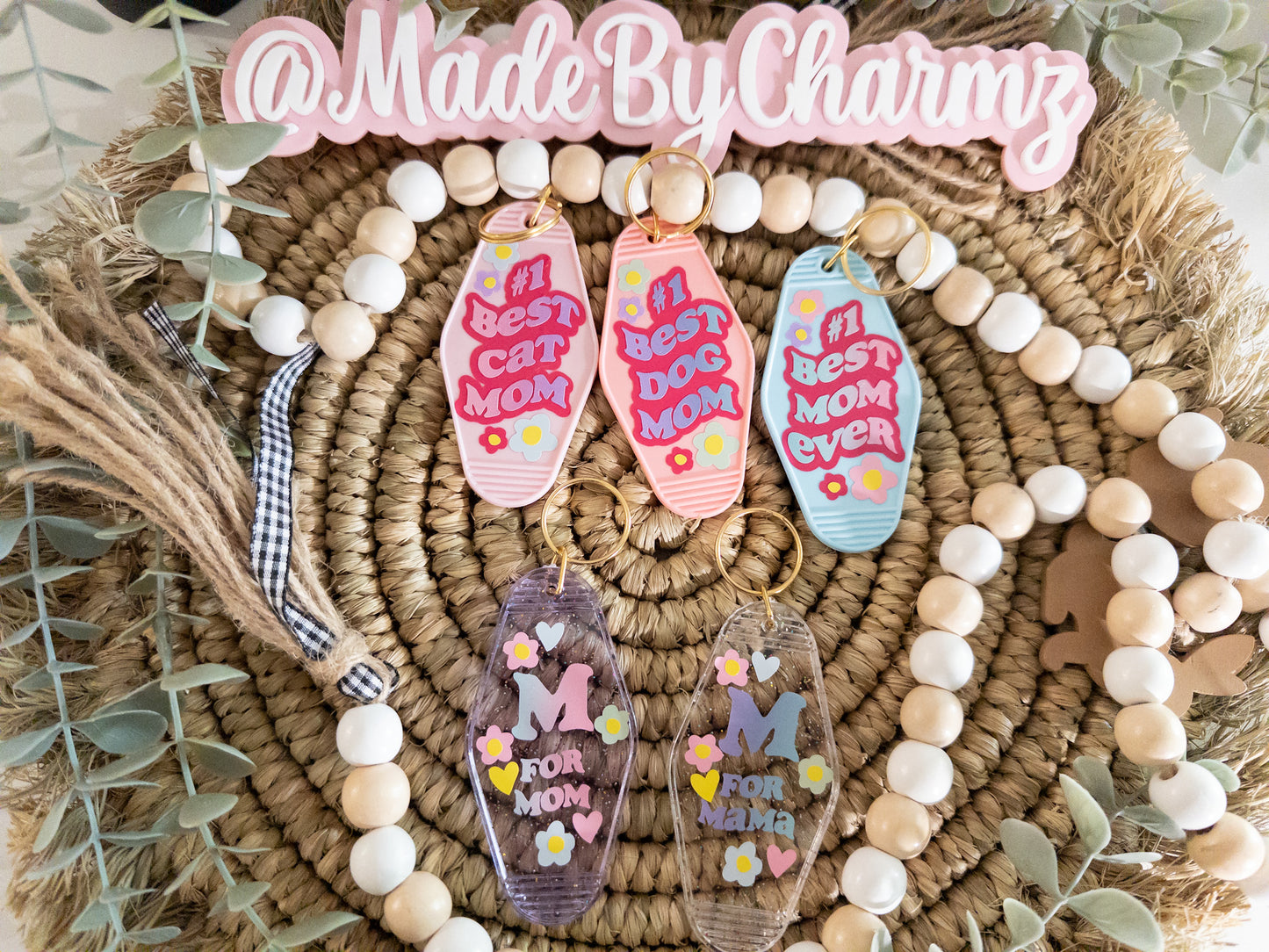 Retro Mama Motel Keychain