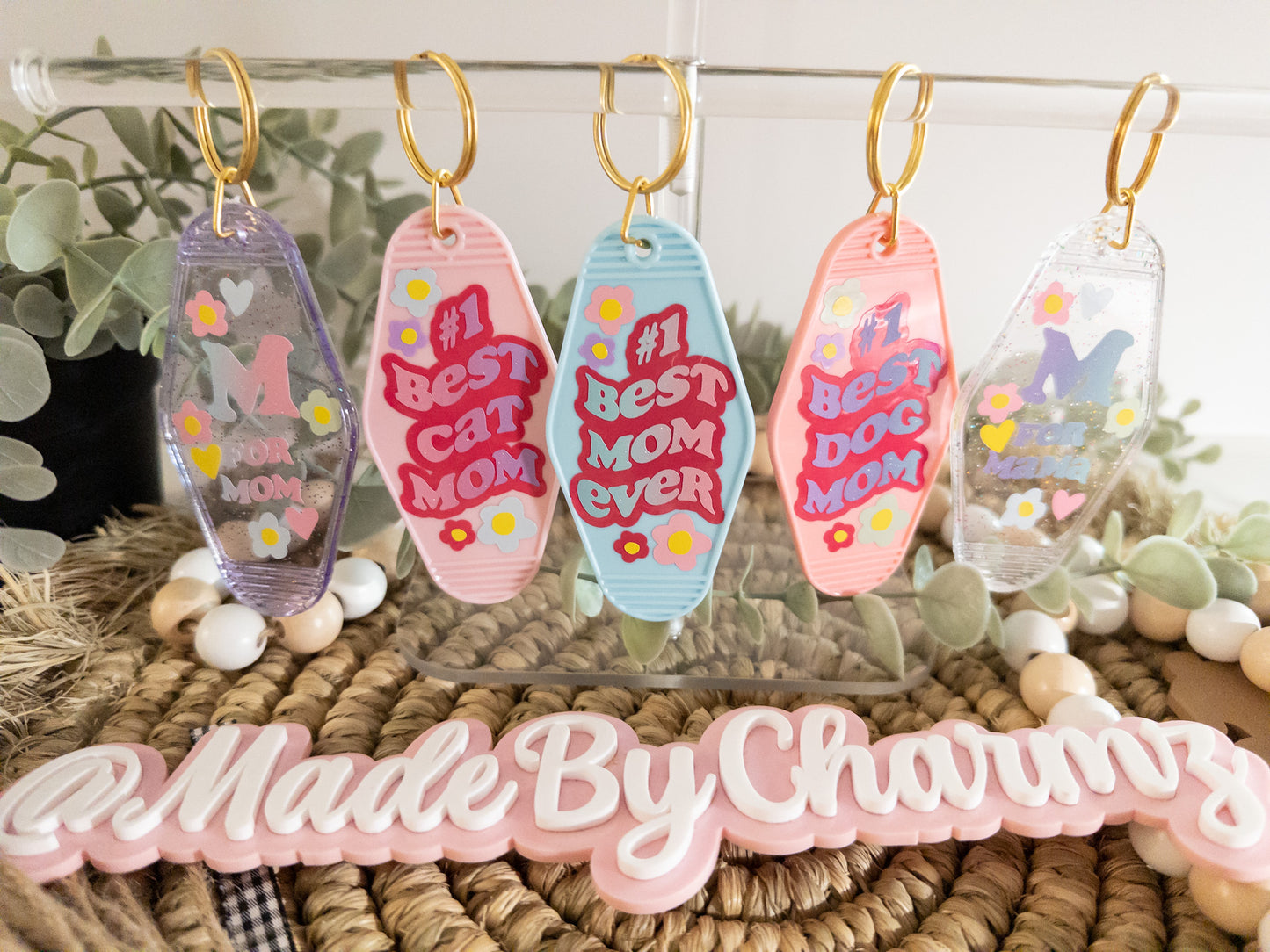 Retro Mama Motel Keychain