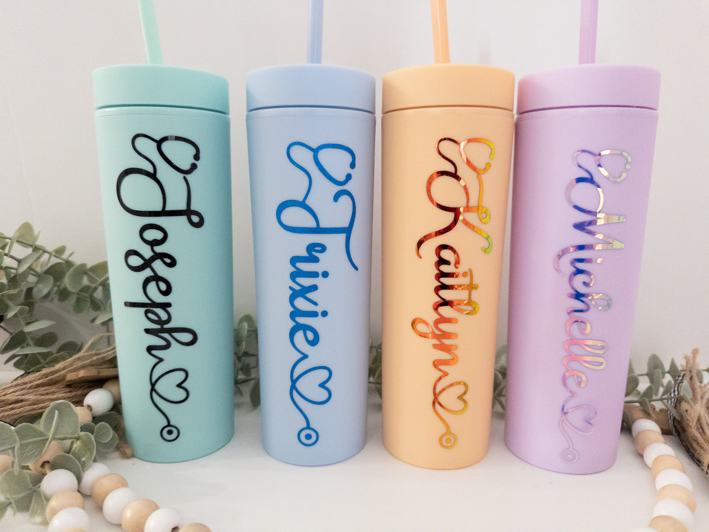 Personalized Skinny Matte Tumbler