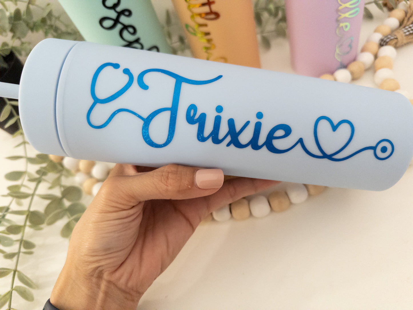 Personalized Skinny Matte Tumbler