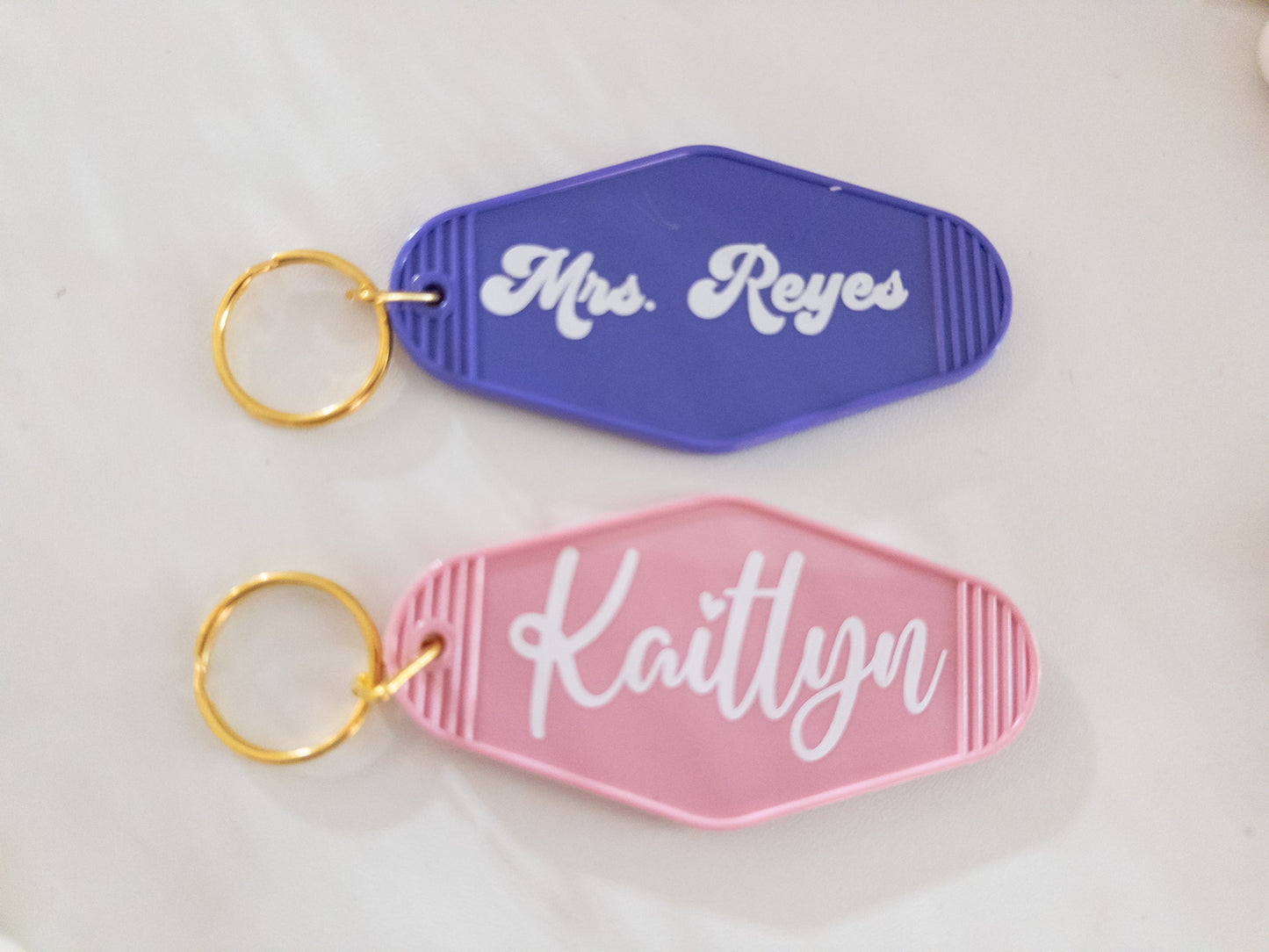Teacher's Motel Keychain
