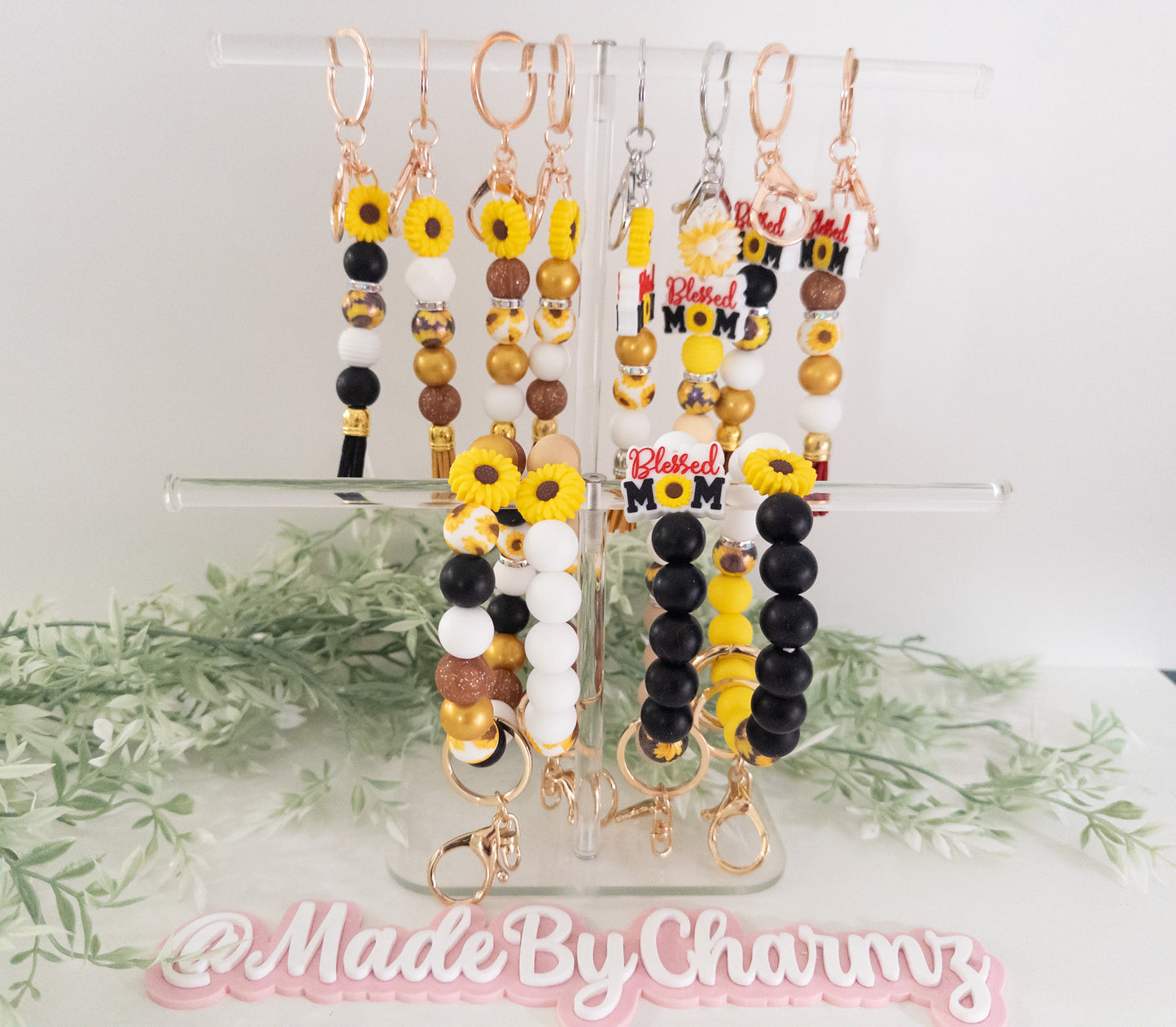 Sunflower Keychain