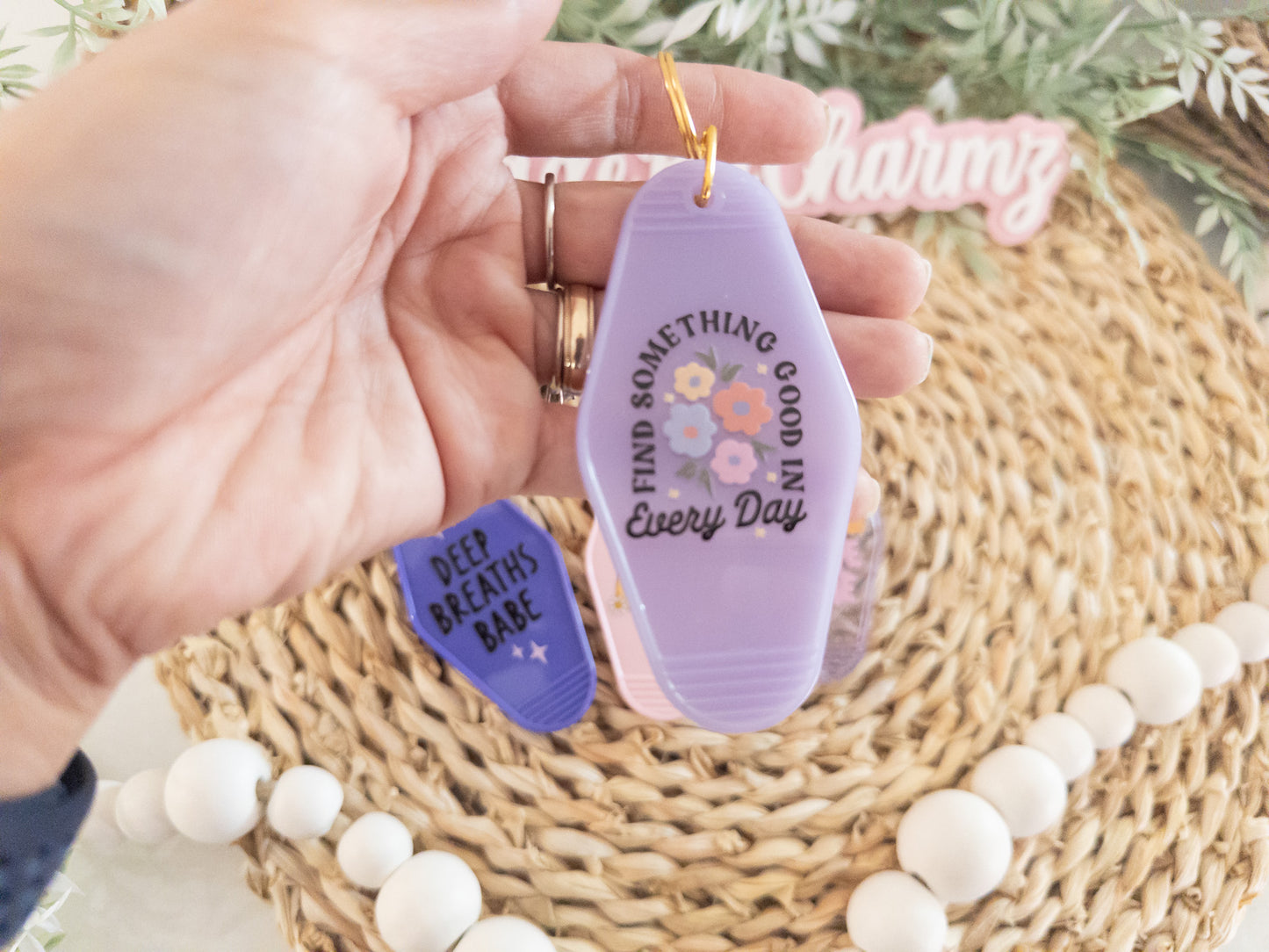 Motivational Motel Keychain