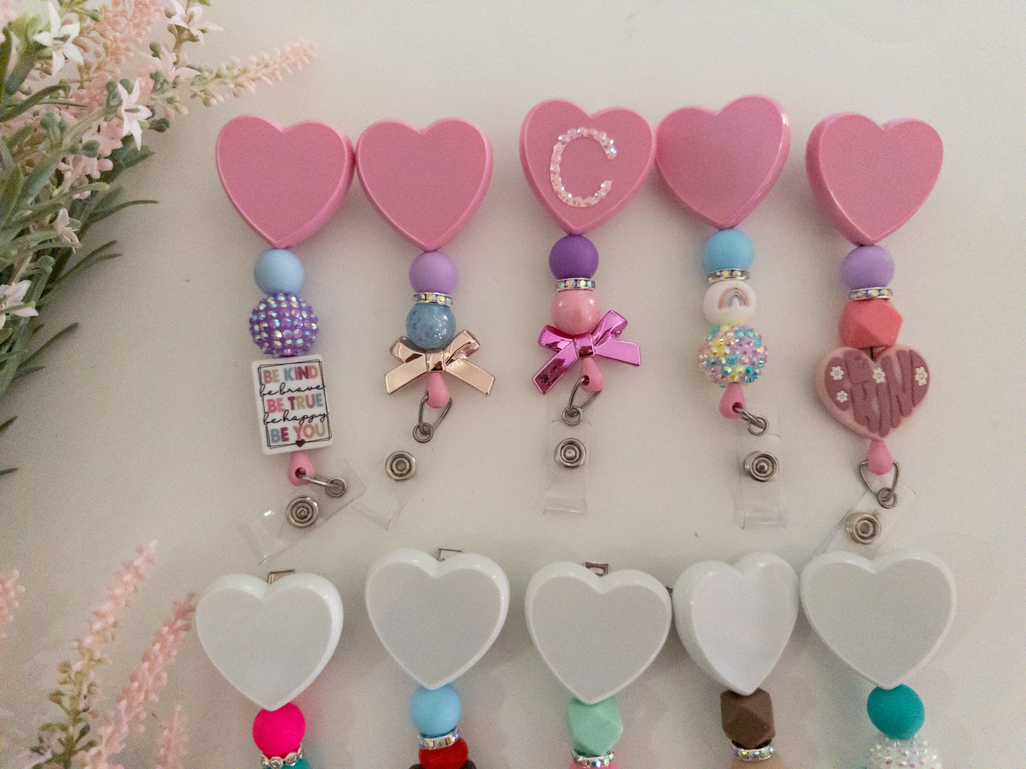 Heart Badge Reels, Nurse badge Reels