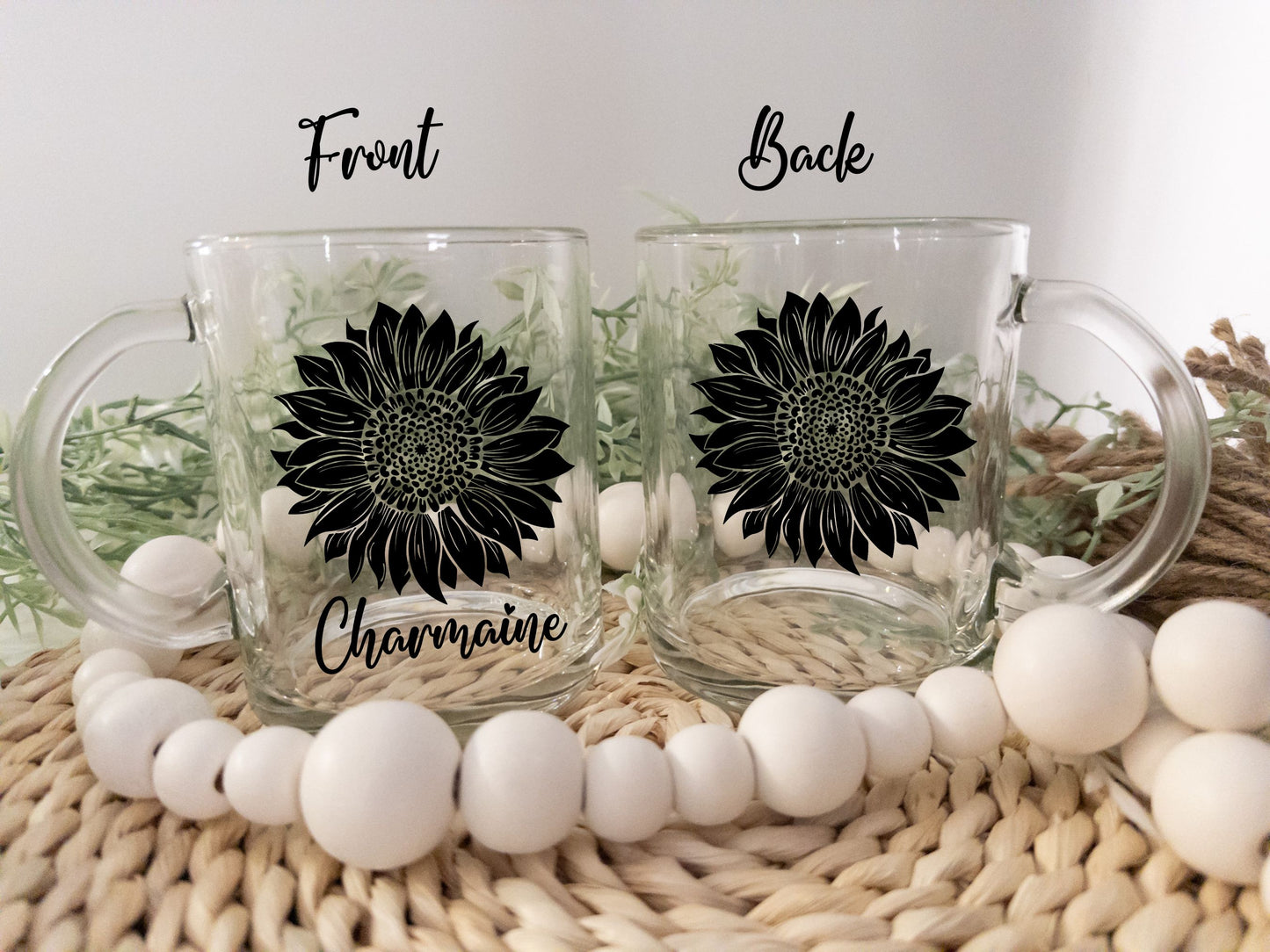 Sunflower Clear Mug