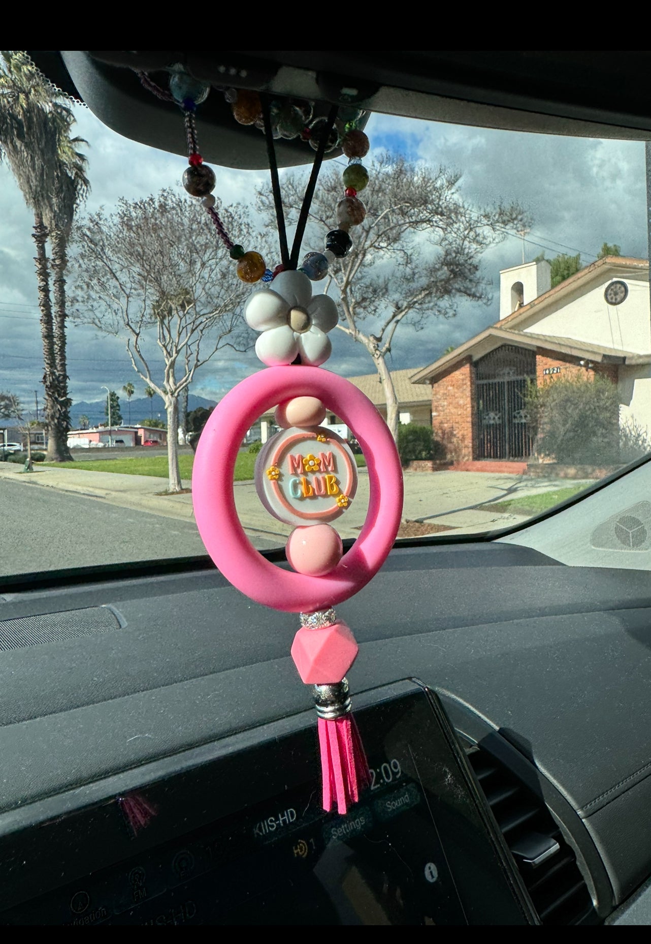 Beaded Car Charm| Rearview mirror car charm