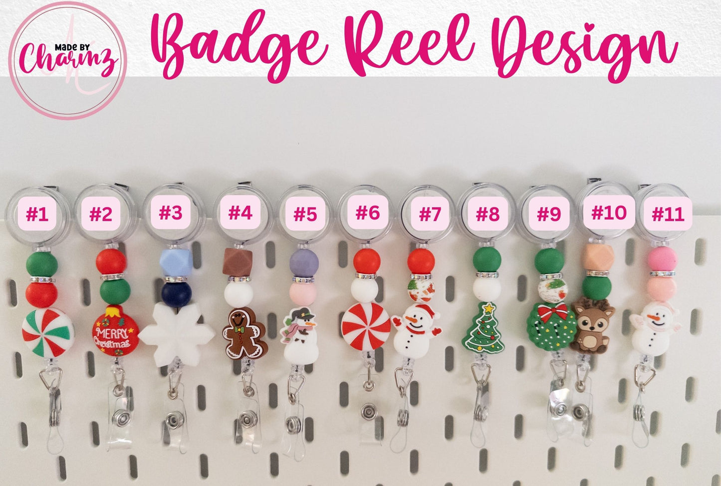 Christmas Badge Reel| Holiday Badge Reel