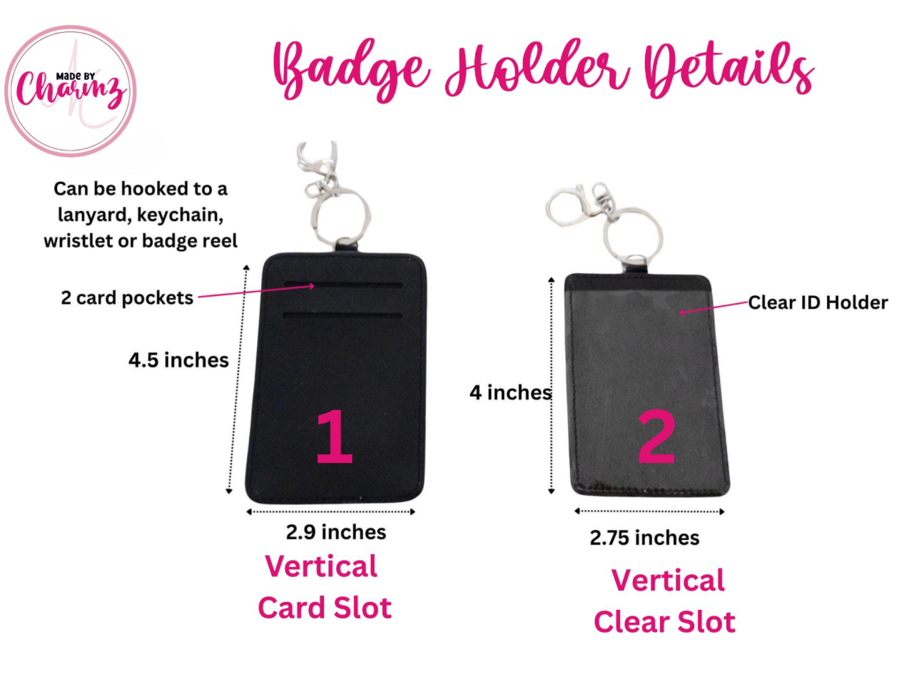 Teacher Badge Holder| Custom Teacher ID Holder, Personalized Badge Holder