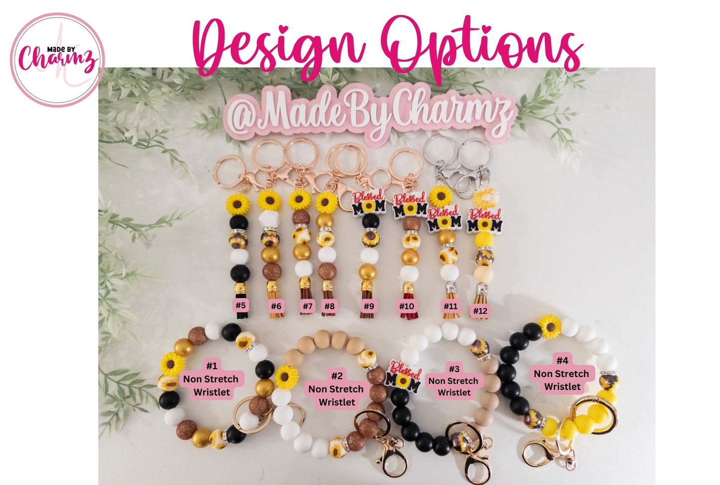 Sunflower Keychain