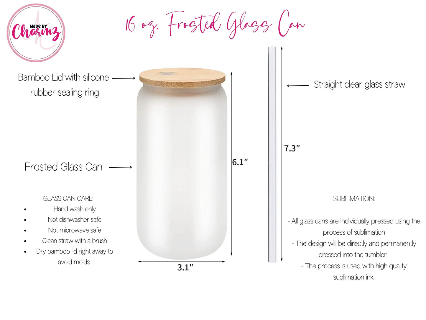 Coffee & Book Glass Can