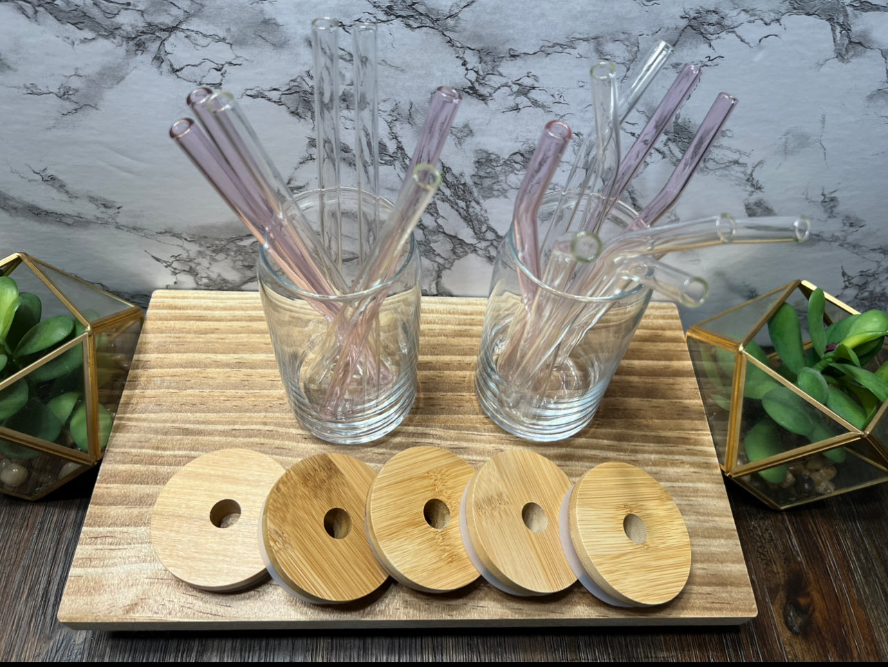 Color Changing Hearts Glass Can