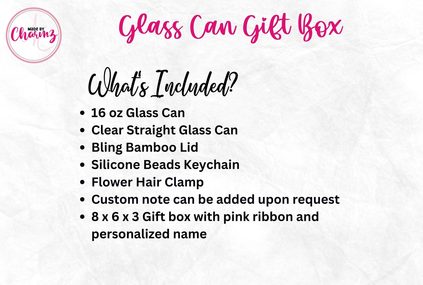 Glass Can Gift Box