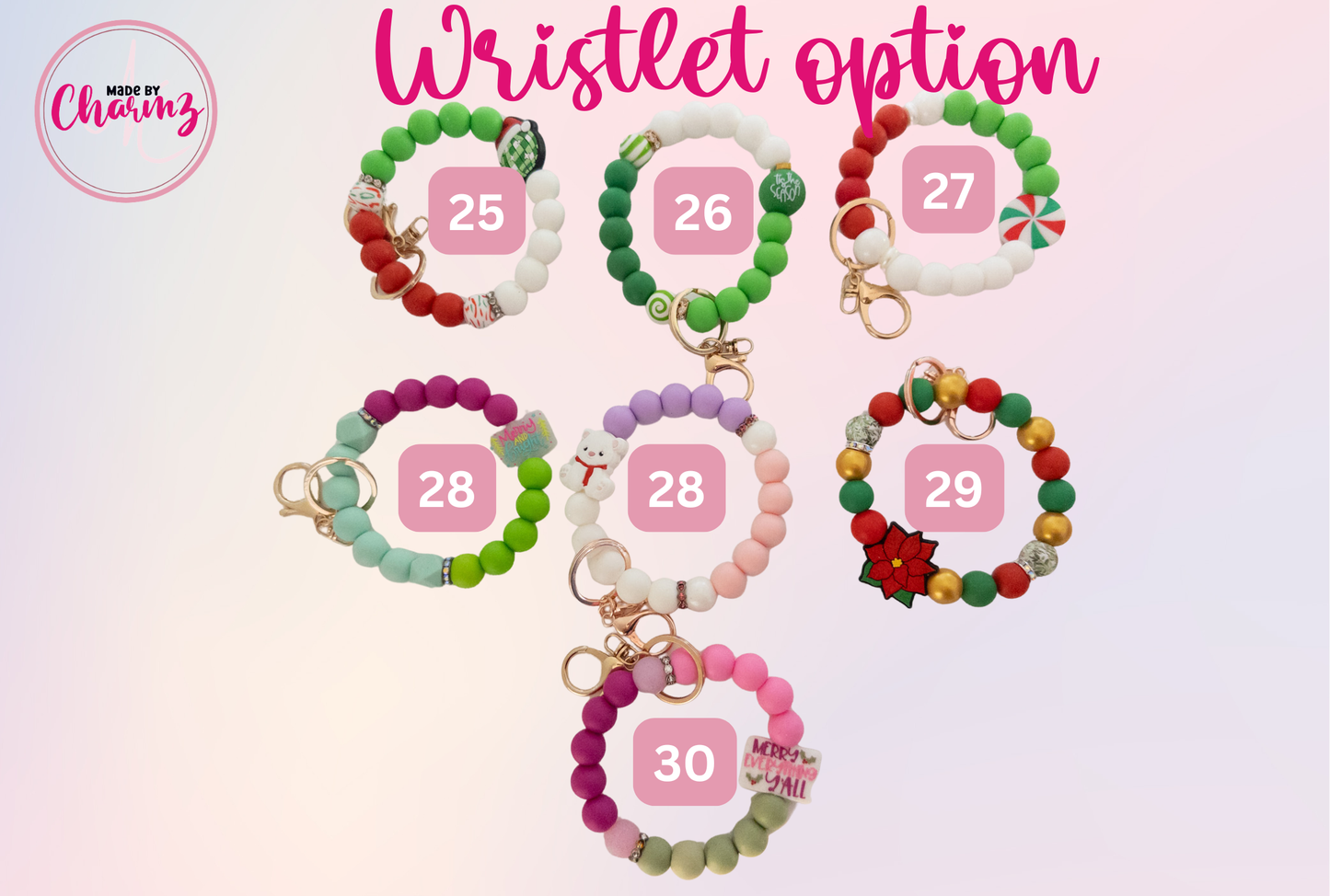 Christmas Wristlet | Keychain