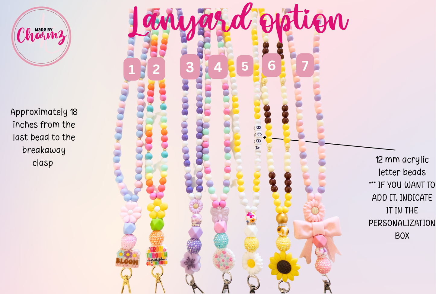 Spring Beaded Lanyard