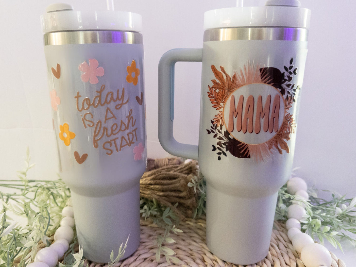 Mama 40 oz Tumbler with Handle