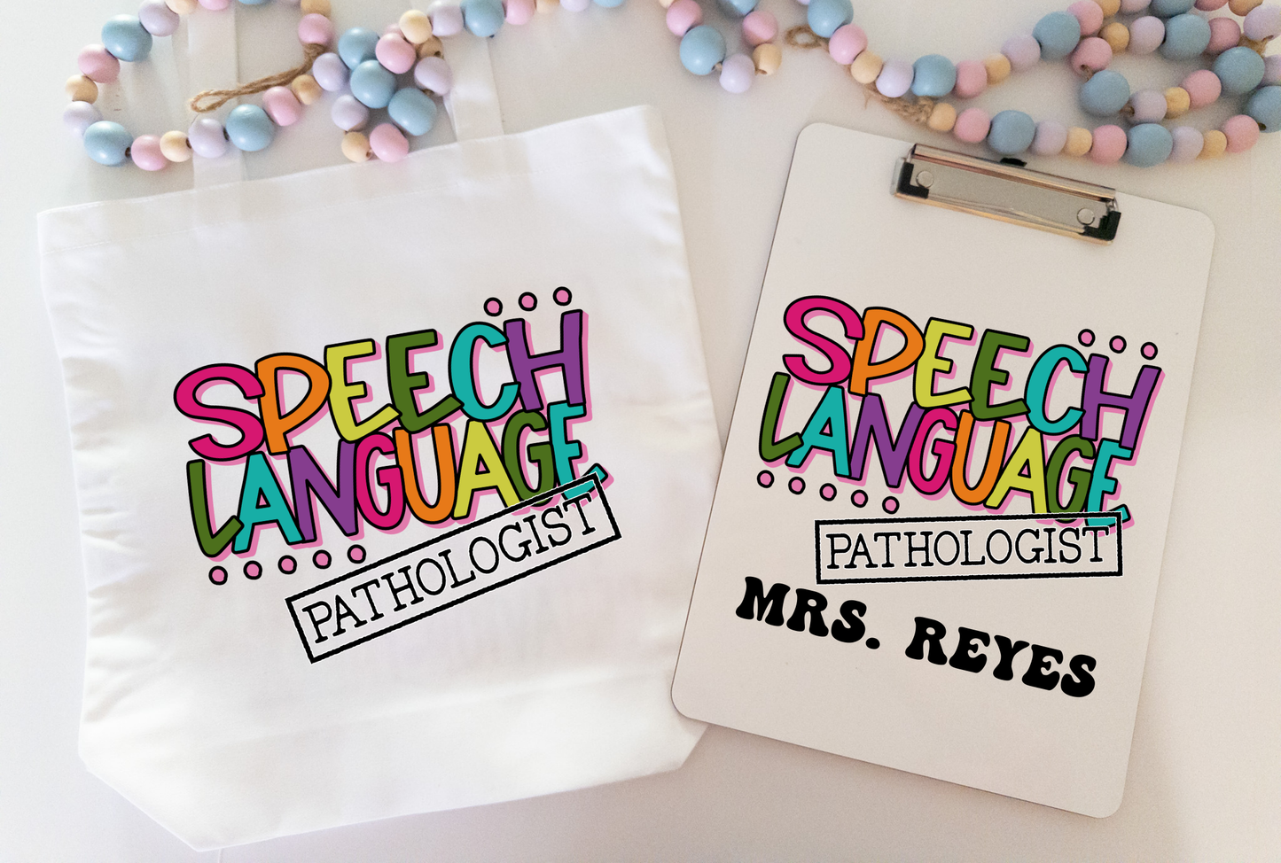 Therapist Tote Bag and Clipboard|