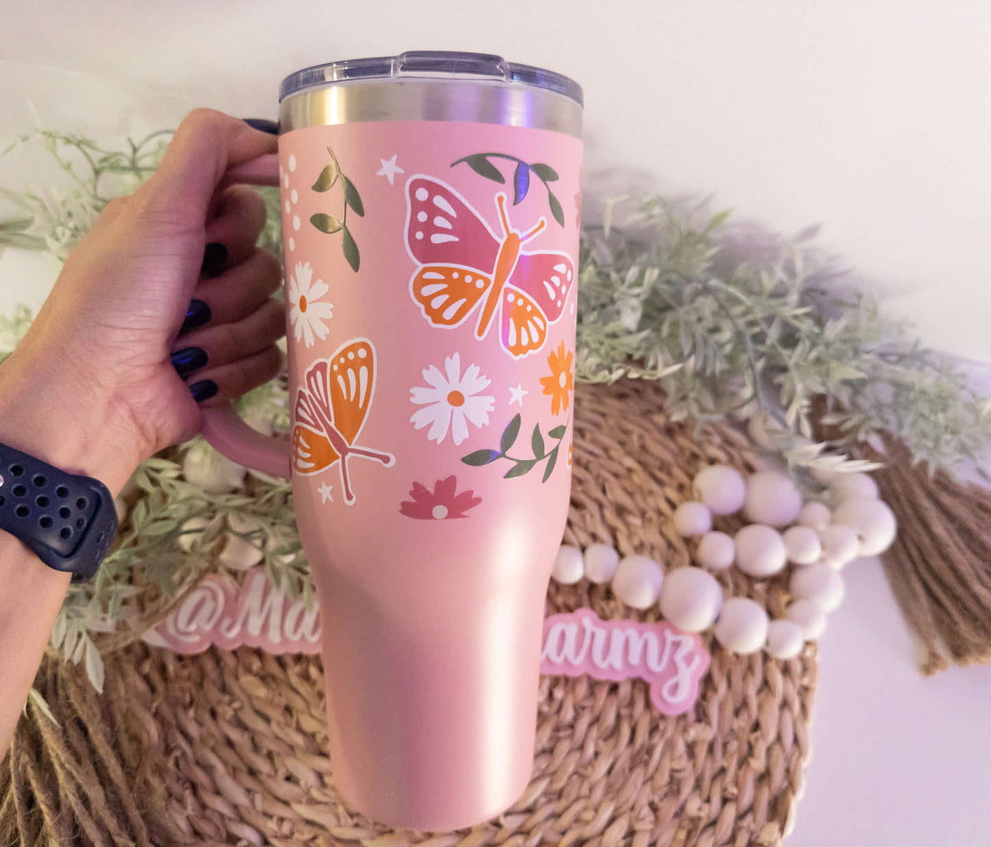 40 oz Tumbler with Handle| 40 oz Charger