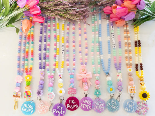 Spring Beaded Lanyard