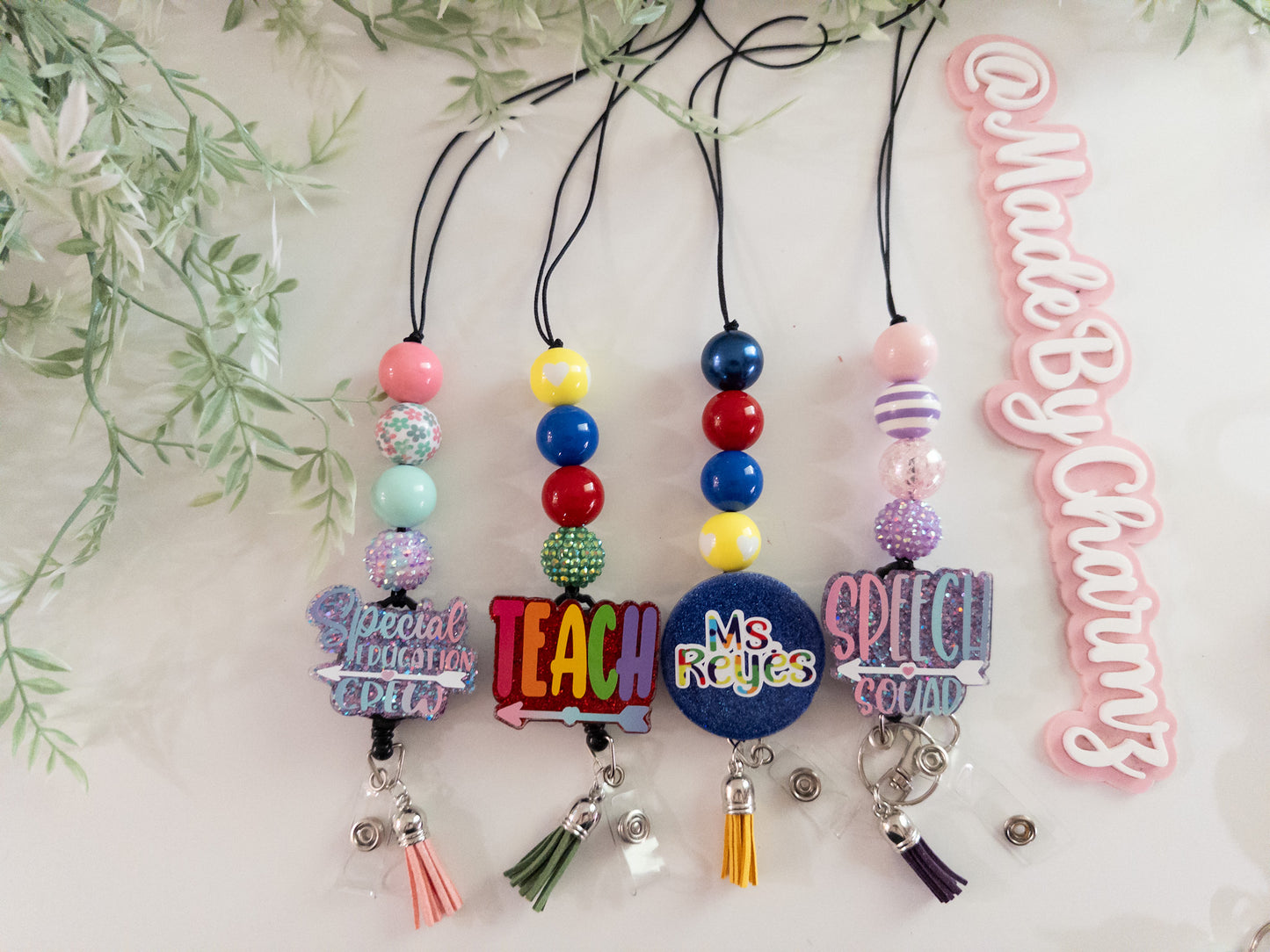 Special Education Badge Reel Lanyard