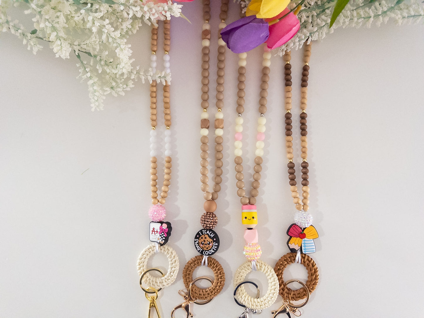 Teacher Beaded Lanyard| Boho Lanyard