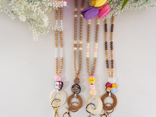 Teacher Beaded Lanyard| Boho Lanyard