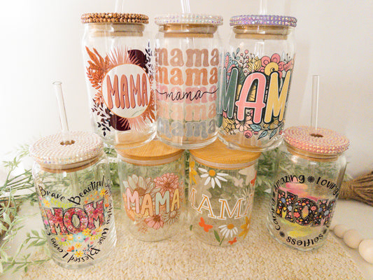 Mama Glass Can | Glass Mug