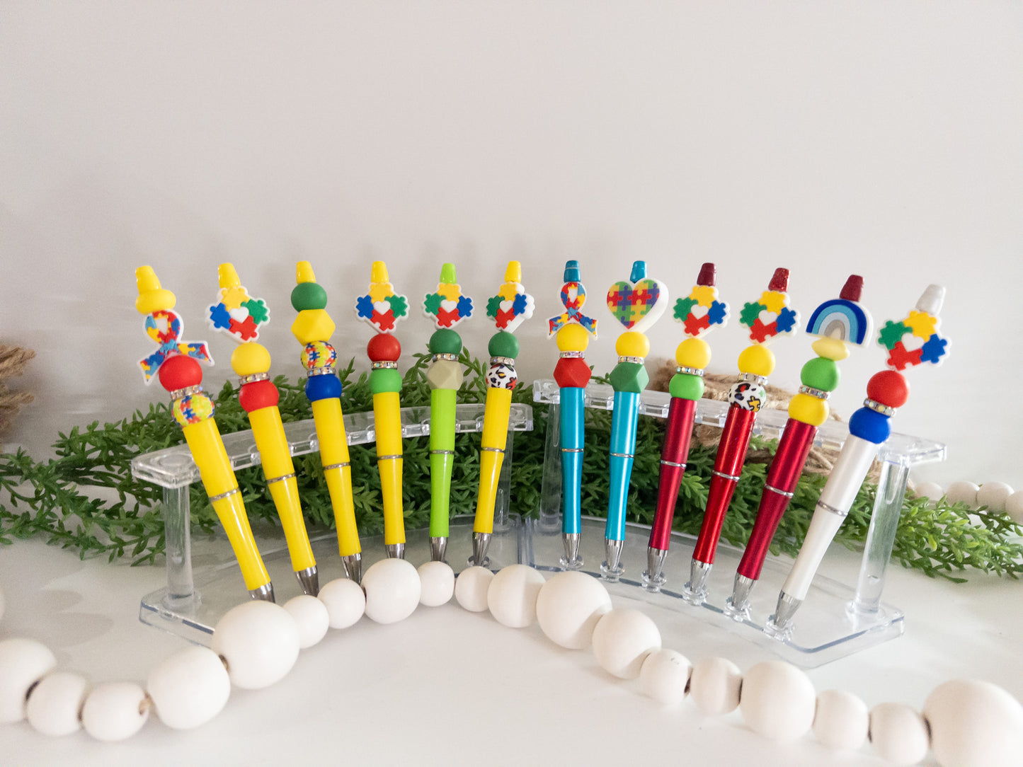 Autism Awareness Silicone Beads Pen