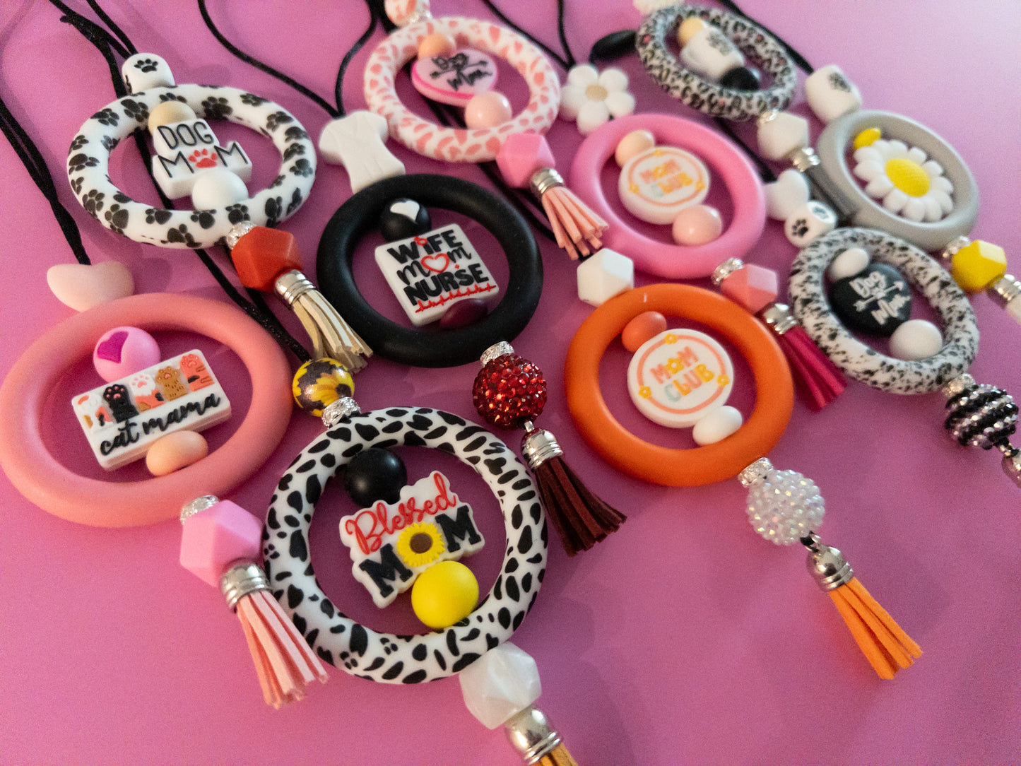 Beaded Car Charm| Rearview mirror car charm