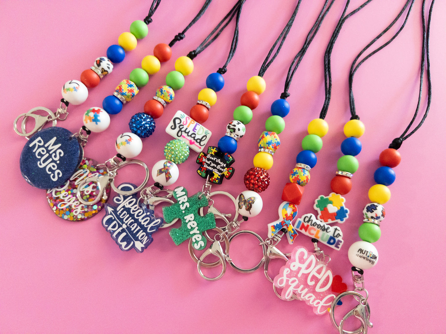Autism Awareness Lanyard