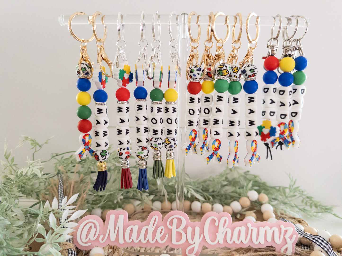 Autism Awareness Keychain