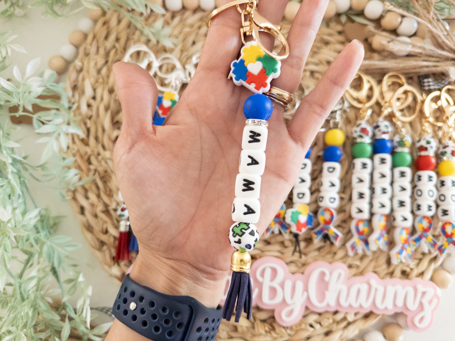 Autism Awareness Keychain