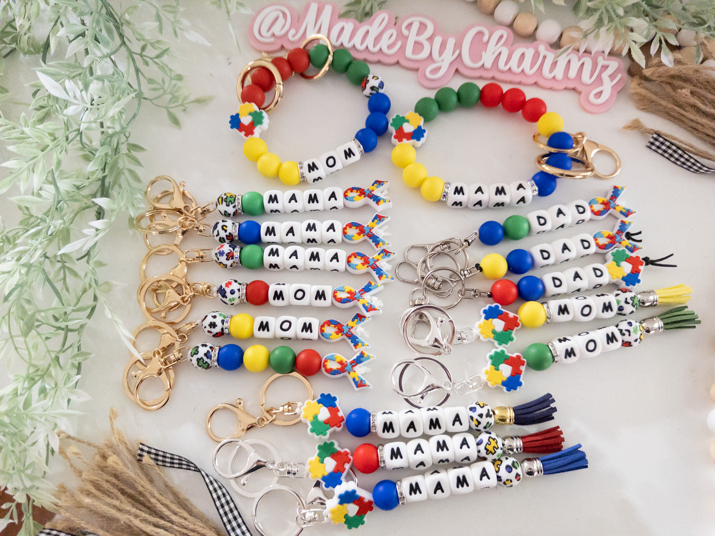 Autism Awareness Keychain