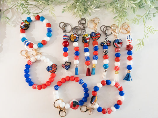 Patriotic Keychain