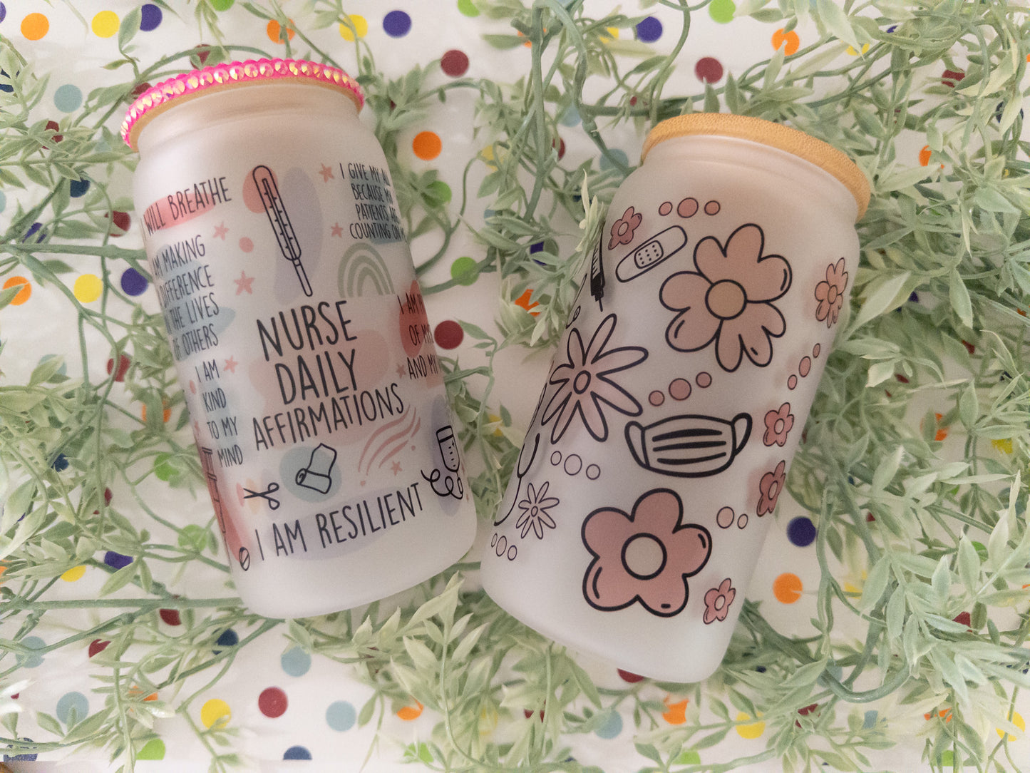 Nurse Glass Can